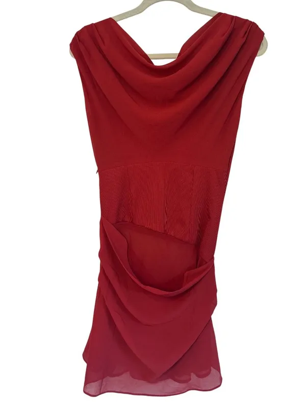 SOVERE Ada Mini Dress in Spiced Apple XSmall New Womens Off the Shoulder - Image 6