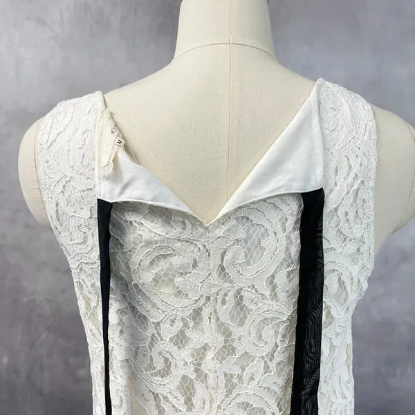 Womens Lace Tulle Dress M Coquette Balletcore Romantic Twee Dark Coquette Party - Image 7