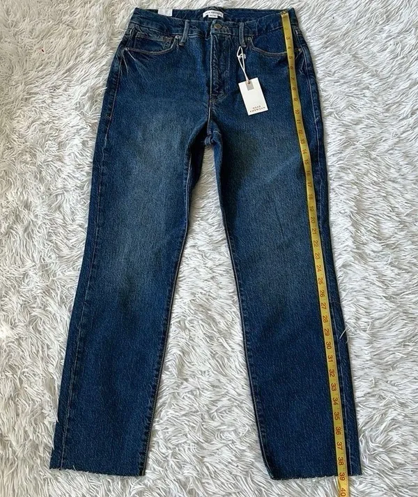 NWT Good American Good classic Skinnyish fit hi rise Women’s Jeans size 10/30 - Image 3