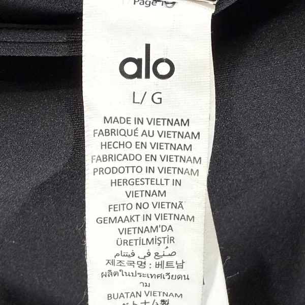 Alo Yoga Womens Black High-Waist Airlift Ski Bib Leggings Size L - Image 2