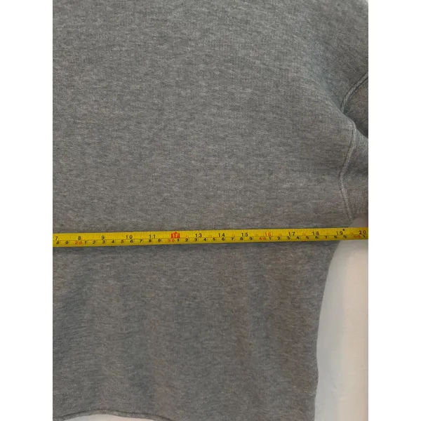 J.Crew Womens Mock Neck Sweatshirt Gray Cotton French‎ Terry Pullover Size M - Image 5