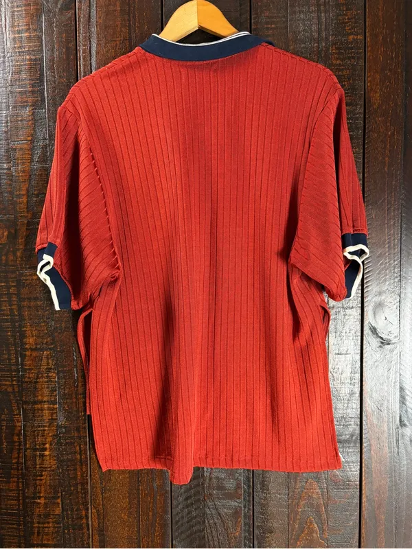 Urban Outfitters Oversized Women's Ribbed Polo Top - Image 8