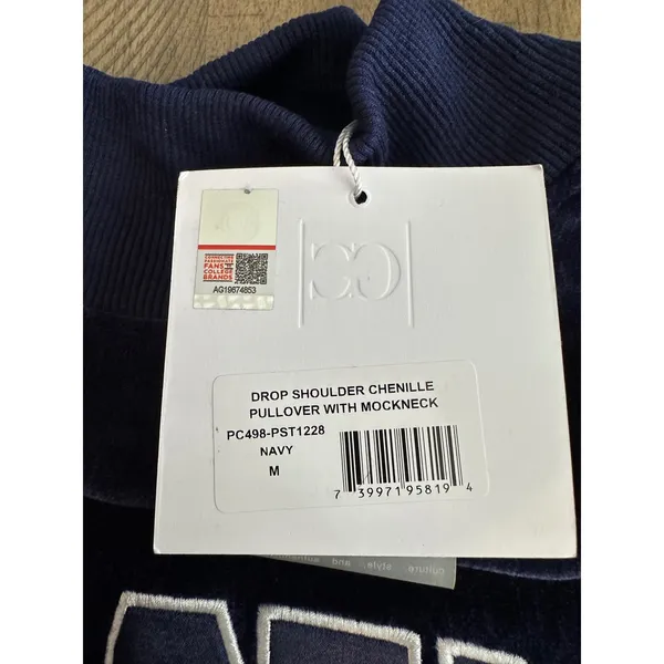 NWT Gameday Couture Penn State Chenille Drop Shoulder Mockneck Sweater‎ - Medium - Image 8