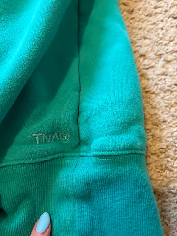 Green TNA Aritzia Hoodie - Image 2