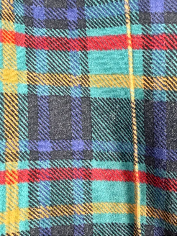 J. McLaughlin Rylie Pant in green plaid size small - Image 4