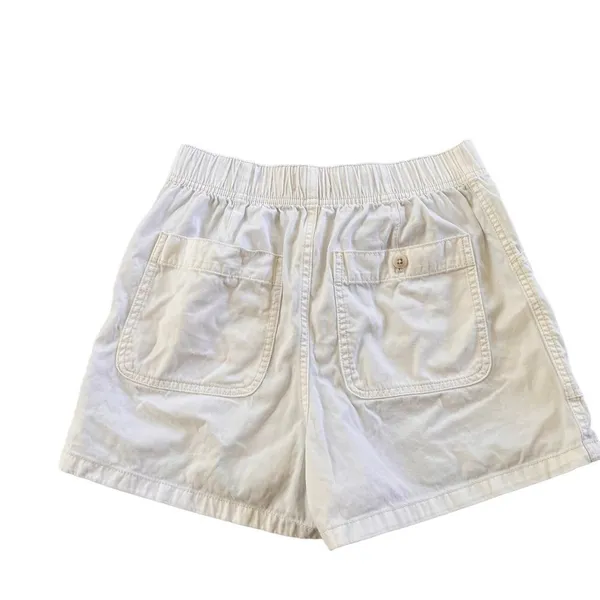 Garment-Dyed Pull-On Utility Shorts in white 26 - Image 8