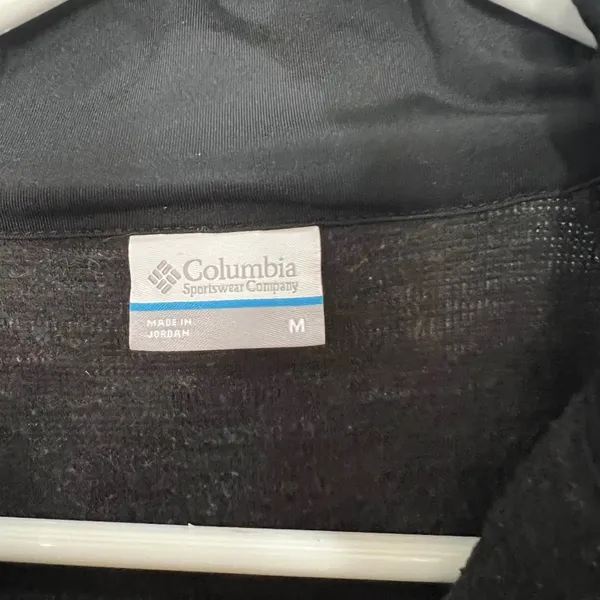 Columbia Womens Optic Got It II 1/2 Zip Pullover Sz M Black Gray - Image 2