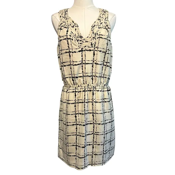 Ann Taylor Loft Sleeveless Dress Sweetheart Scoop w/ribs Neck Sz 8 Office Chic - Image 2