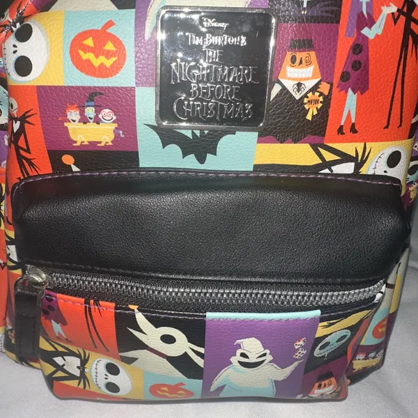 Disney The Nightmare Before Christmas Character Grid Mini Backpack Loungefly - Image 2