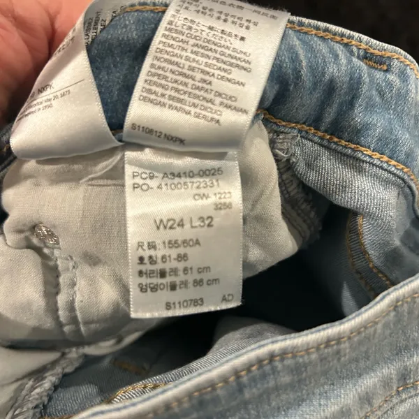 Signature by Levi Strauss Light Blue Flare Jeans - Image 3