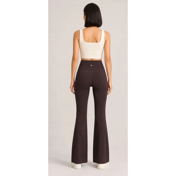Lululemon Groove Super-High-Rise Flared Pant Espresso Size 0 Nulu - Image 6