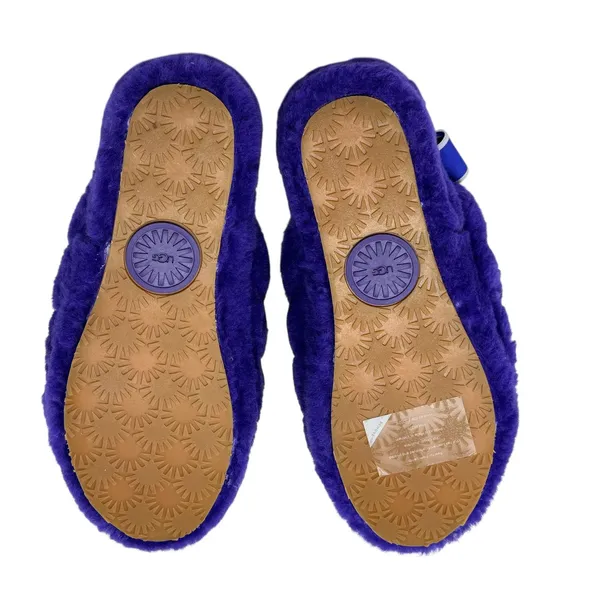 UGG Women’s Fluff Slide with Strap Purple Size 9 - Image 10