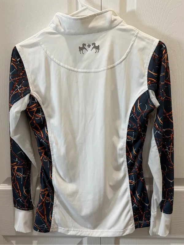 Equine Couture Ladies Snaffle Bridles Sport Shirt Show Shirt Small - Image 4