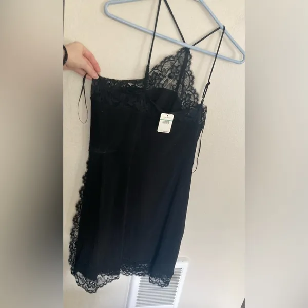 NWT Intimately Free People Sexy Black Slip Dress Size Fits Medium Tagged Large - Image 6
