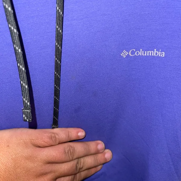 Columbia Purple Hoodie Sweatshirt Size XL AS IS - Image 5
