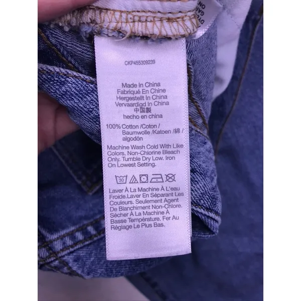 Madewell Baggy Tapered Jeans Women 26 Blue High Rise Tapered‎ Leg CKP455309239 - Image 4