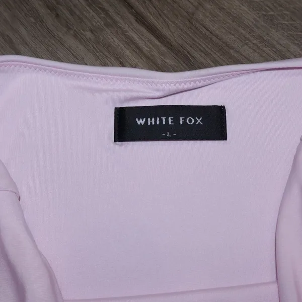 White Fox Sweeter Love Mini Dress Baby Pink women’s Large - Image 7