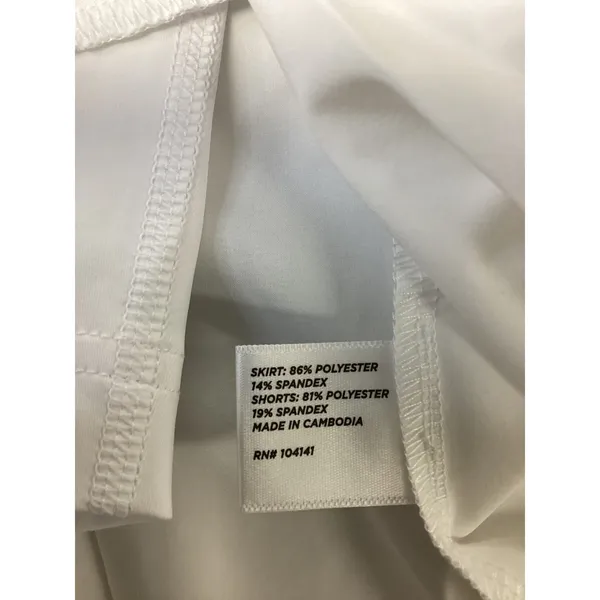 Walter Hagen Clubhouse‎ Pleated 16" Skort XXL White Striped Waistband WGH17469 - Image 3