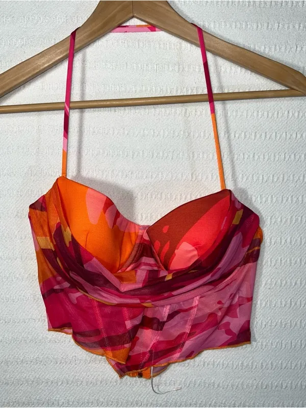Oh Polly Womens Halter Tank Top Size 6 NWOT Club Party Beach Vacation - Image 2