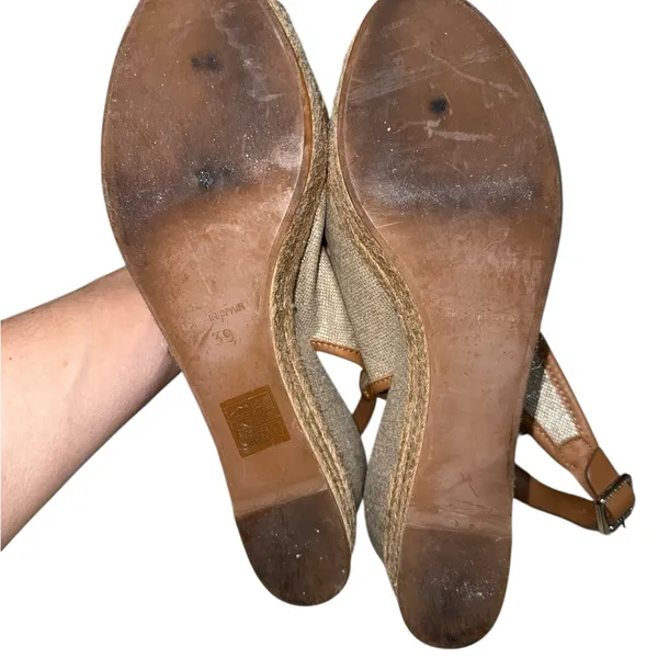 Tory Burch Majorca Platform Slingback Wedge Sandals - Size 39 - Image 8