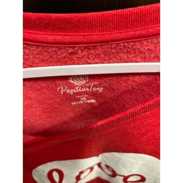 Positive‎ tees heart sweatshirt size 3XL - Image 2