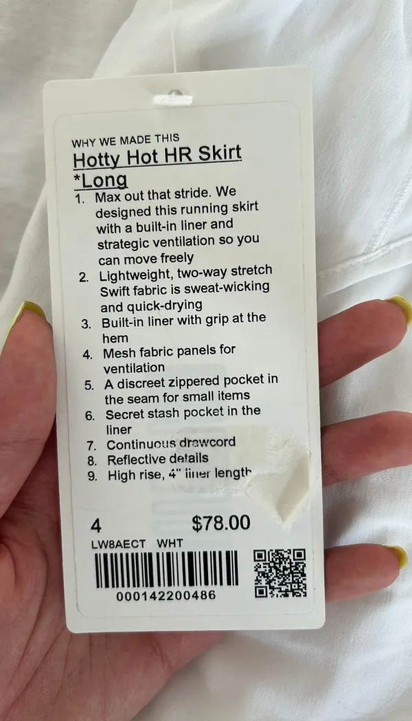 Lululemon Hotty Hot Skirt - Image 4