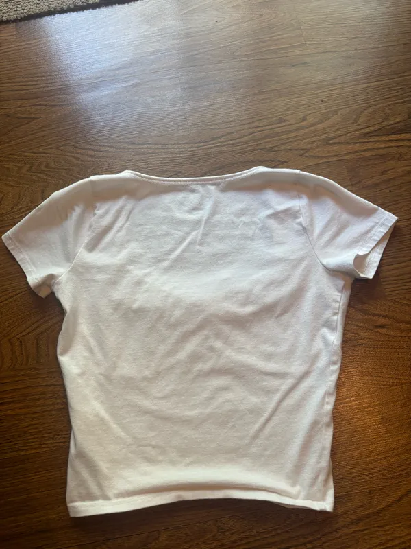 Hollister Top Crop White  - Image 2