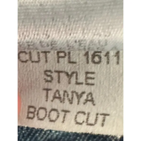 People's Liberation Tanya Boot Cut Low Rise Medium Whisker Jeans Women's Sz 26 - Image 11