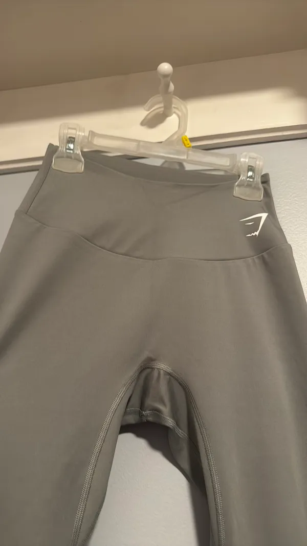 Light Grey Gymshark Leggings - Image 3