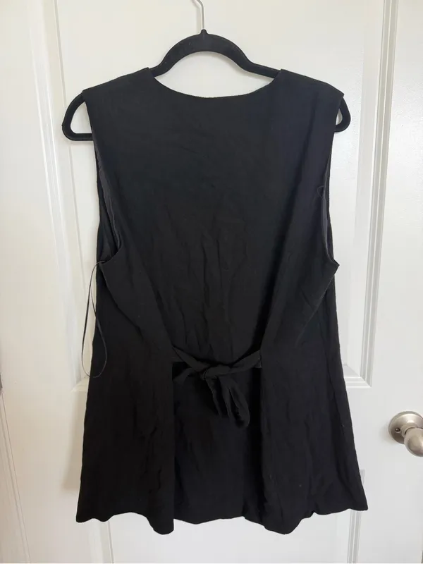 NWT Showpo OLIVIA TOP Longline Linen V Neck Back Tie Vest Top 14 - Image 5