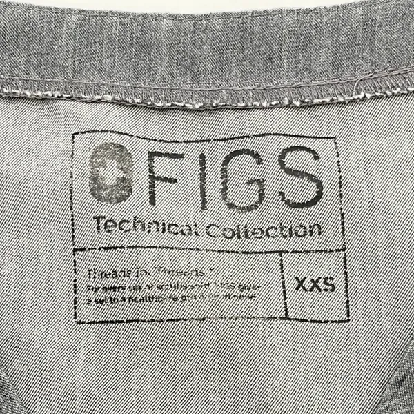 FIGS Technical Collection‎ Cayo Scrub Top Women XXS Grey Stretch Minimal Health - Image 7