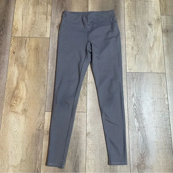 Athleta Gray‎ Workout Yoga Leggings Size Small 27" Tight - Image 6