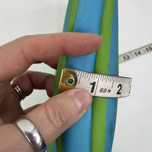 Kate Spade 12.5" Laptop Sleeve Blue Green Striped Neoprene Tech Case Bag Pouch - Image 14