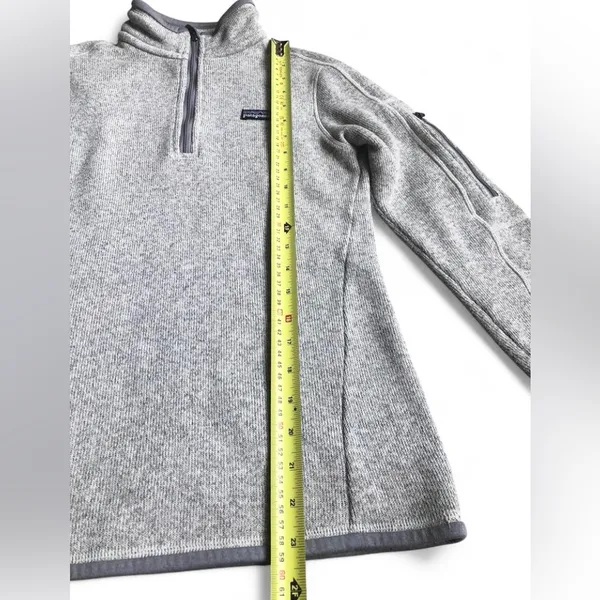 Patagonia Women's Better Sweater 1/4 Zip Fleece Gray Size XS - Image 7