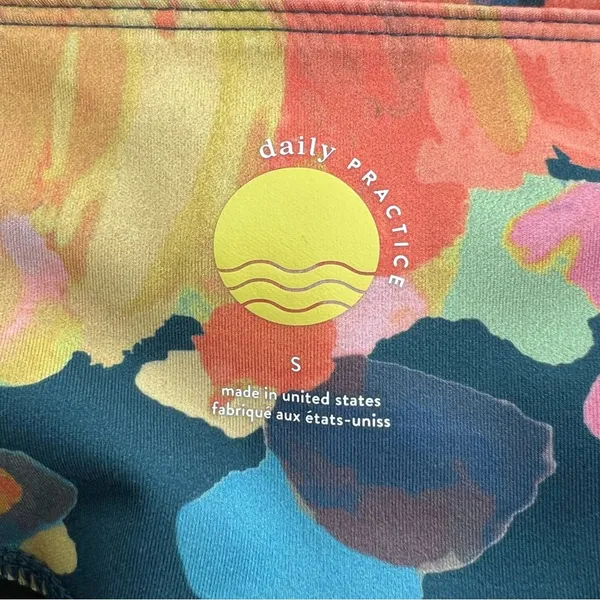 Daily practice by Anthropologie womens Liana Printed Leggings‎ size S Multicolor - Image 5