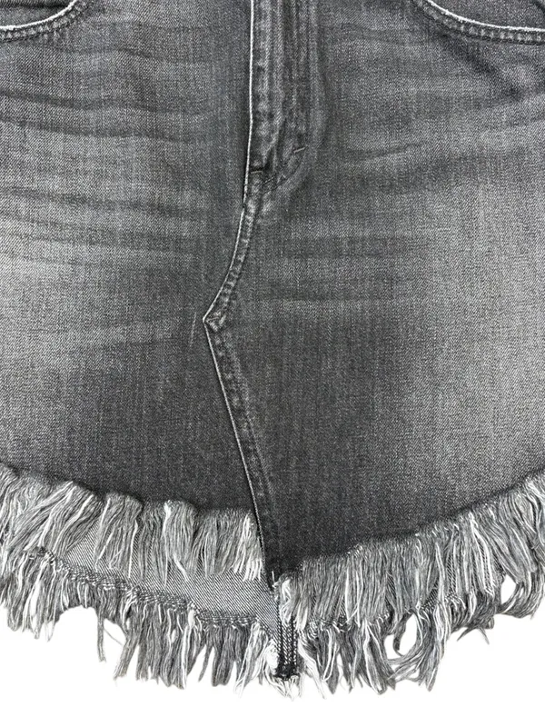 Like New Free People We The Free Bailey Black Denim Skirt Size 30 - Image 9