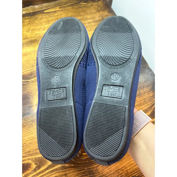 Time And Tru Navy Blue Knit Loafer‎ Flat Size 10 - Image 5