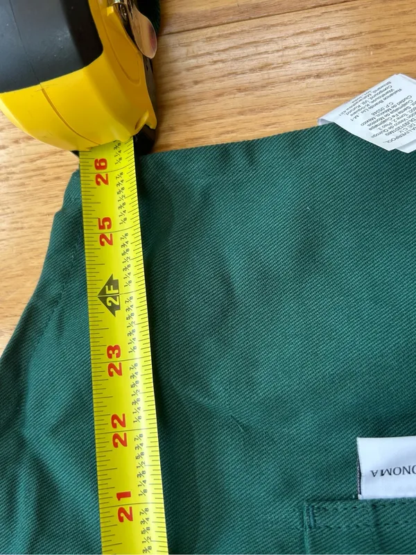 Williams Sonoma Dark Green Apron Fresh Express Logo Custom Corporate Promo NWT - Image 7