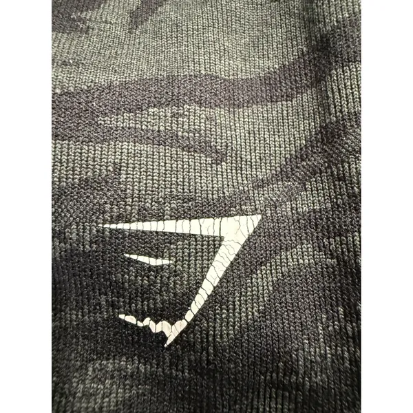 Gymshark‎ Adapt Animal Seamless Leggings Womens XS Black Grey Zebra GLLG4296-BK - Image 4