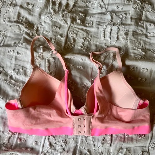 Aerie Light Pink & Hot Pink Padded T-Shirt Bra 34B - Image 5