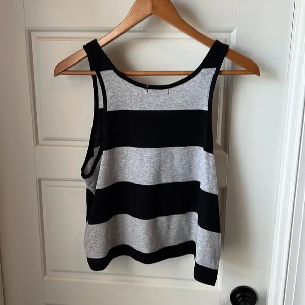 Ambiance Apparel Crop Stripes Top - Image 3