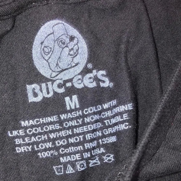 Buc-ees black T-shirt size medium cotton - Image 6