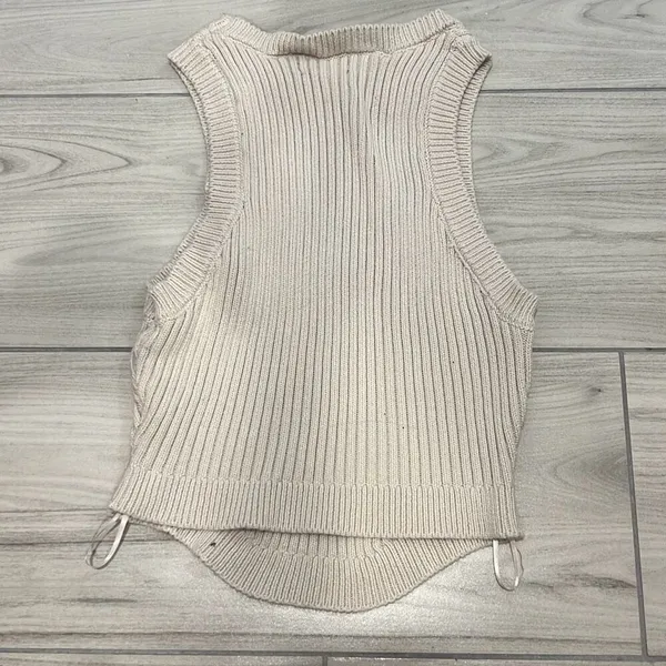 La hearts pacsun crème/white halter knit tank top Size small‎ - Image 3