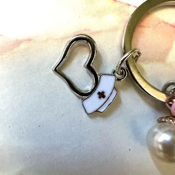 Nurse charm key chain - Image 5