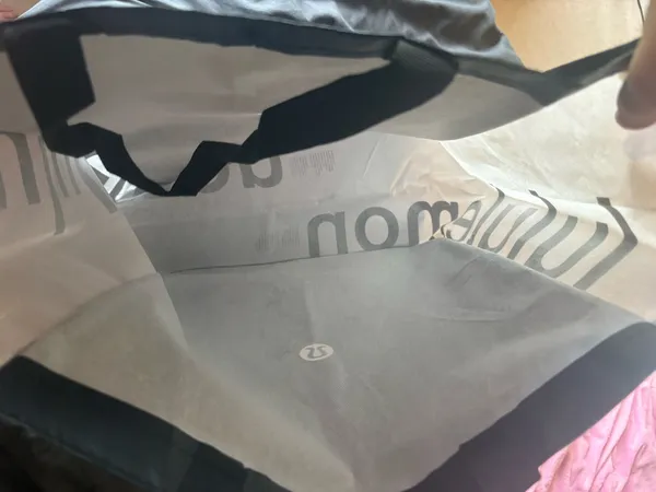 lululemon athletica Black and White Logo Tote - Image 2