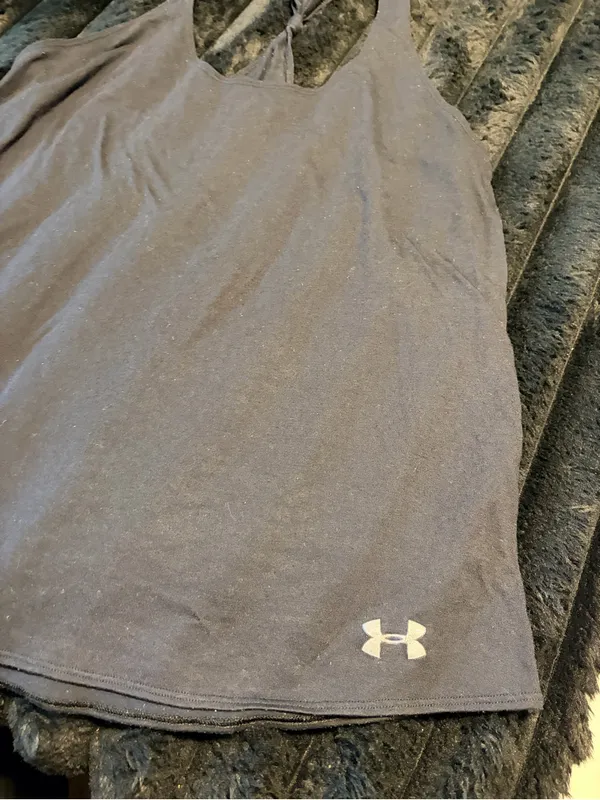 Under Armour Women's Black Racerback Performance Tank - Image 4