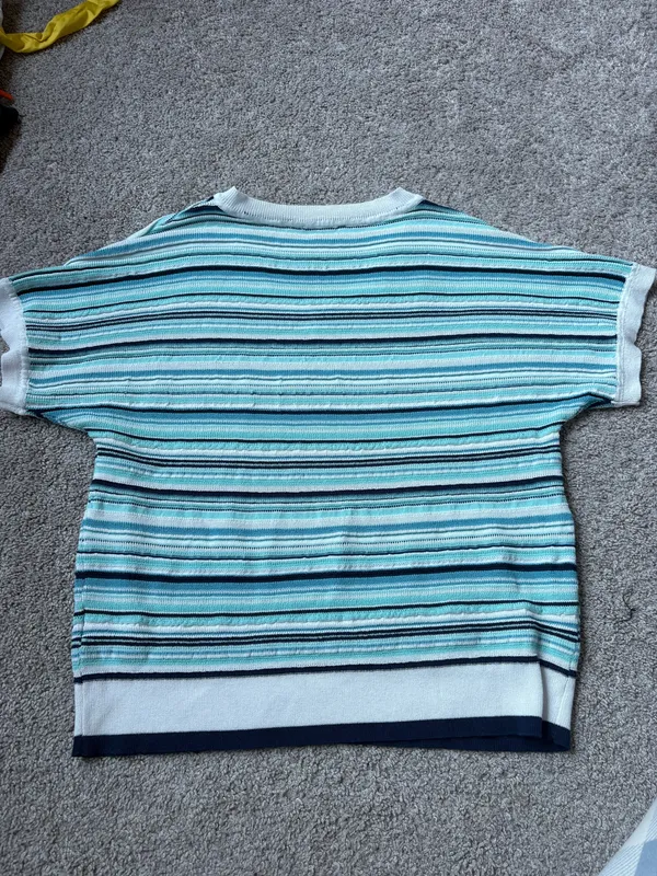 Rio and Ryan Striped Top Blue - Image 2