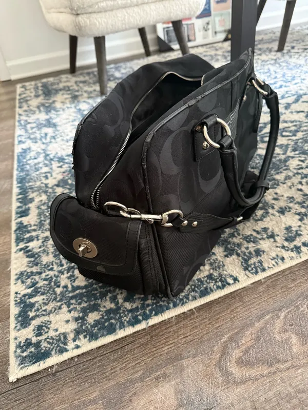 Vintage Coach Duffle Bag - Image 3