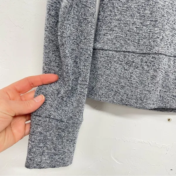 Aritzia Community Blue Crew Neck Long Sleeve Pullover Sweater Womens S Speckled - Image 3