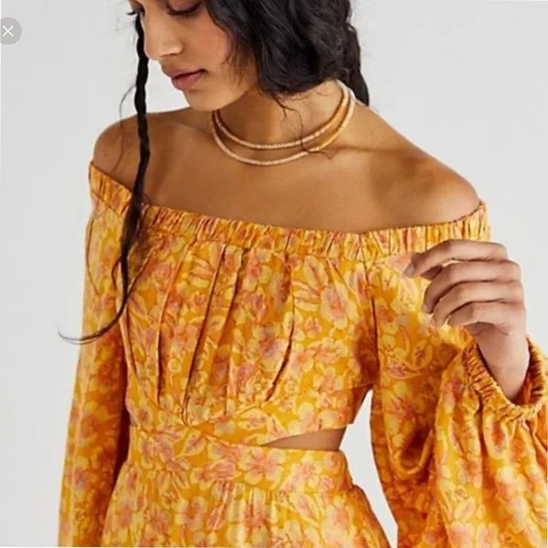 Free people, Jael Printed Mini Dress size M A36 - Image 5